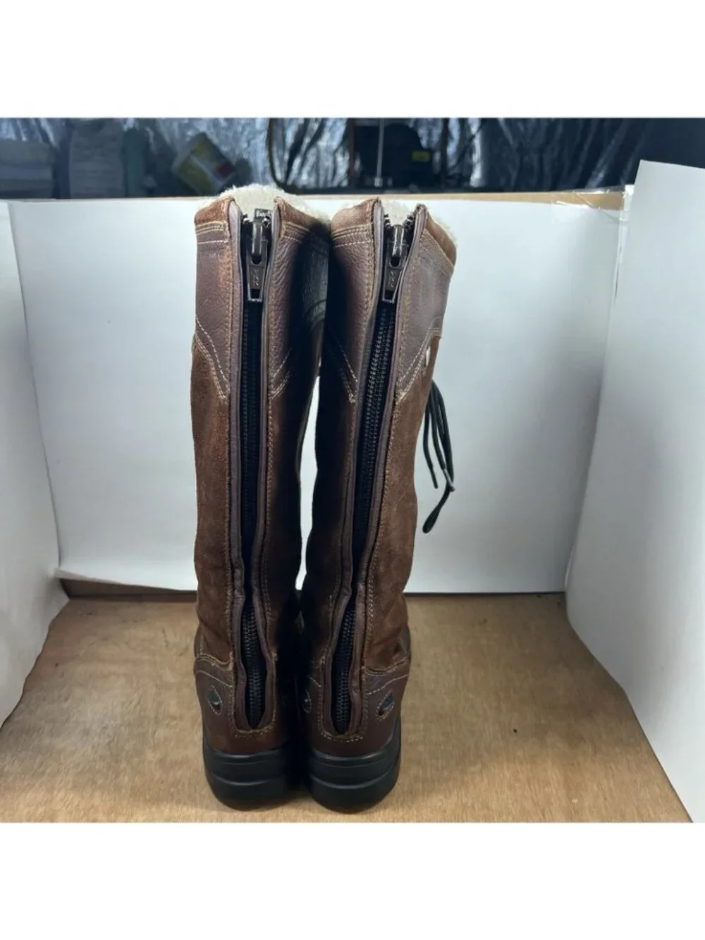 Ariat Wythburn Tall Waterproof Boot Dark Brown Women Size 9